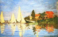 Claude Monet The Regatta at Argenteuil oil painting image